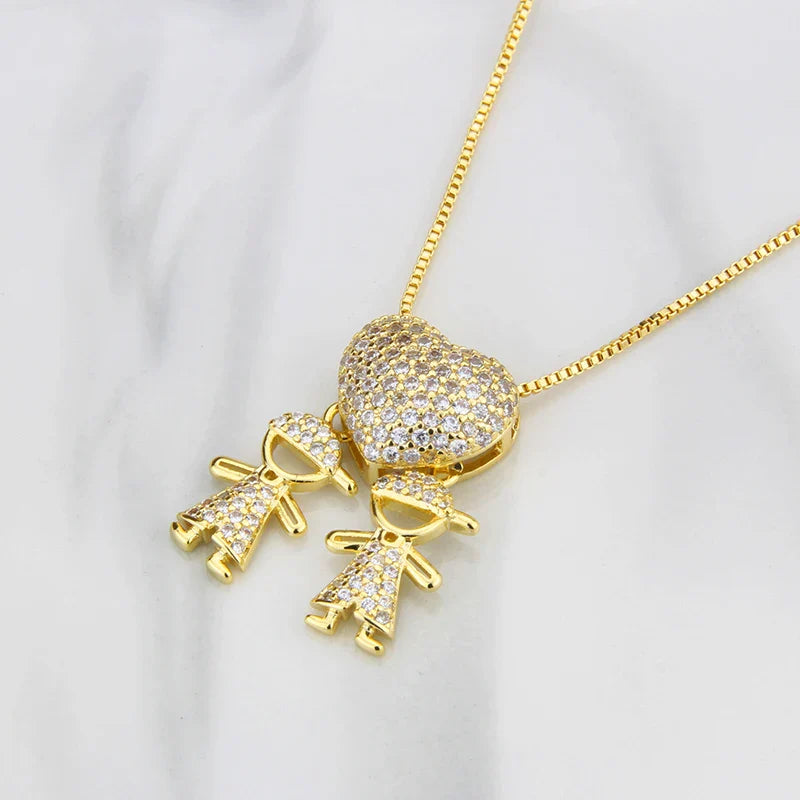 Colar Amor de Mãe - Banhado a Ouro 18k